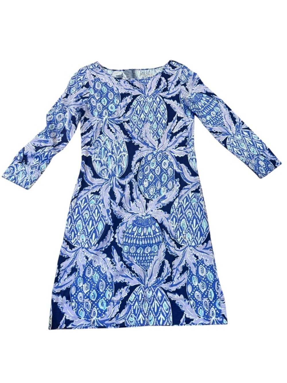 Lilly Pulitzer Blue & Light Blue Print Shift Dress